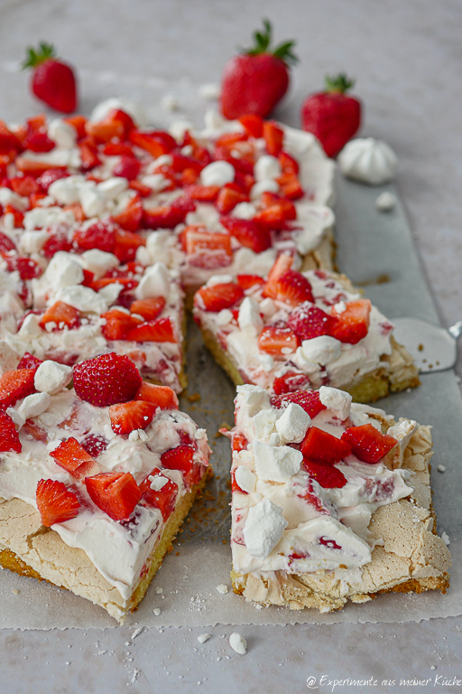 Erdbeerkuchen vom Blech