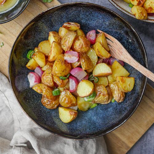 Kartoffel Radieschen Salat aus dem Ofen