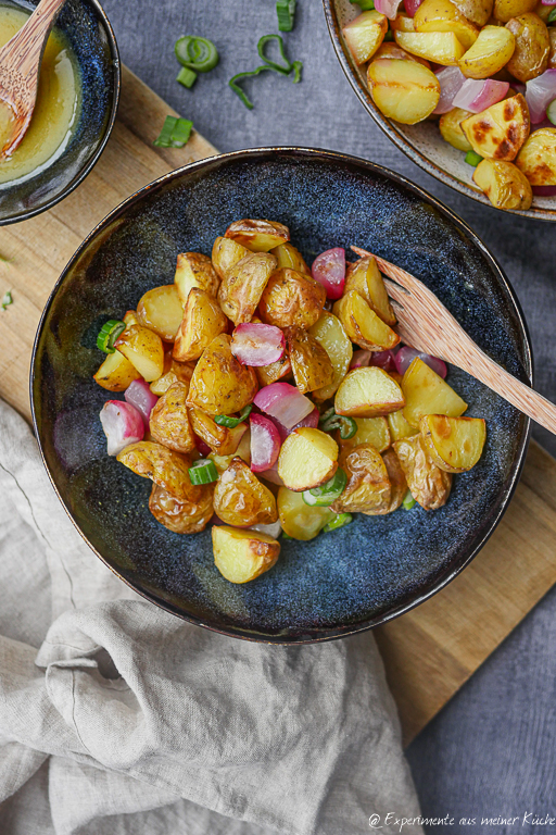 Kartoffel Radieschen Salat aus dem Ofen