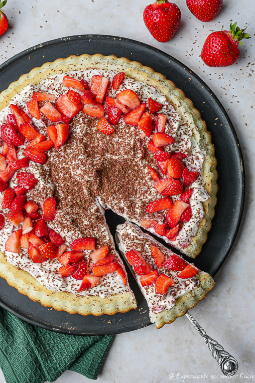 Leichter Erdbeerkuchen