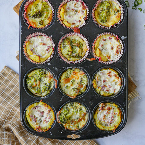 Smashed Potato Muffins