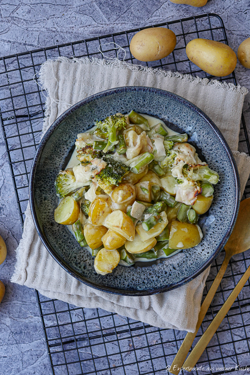 Spargel-Kartoffel-Auflauf