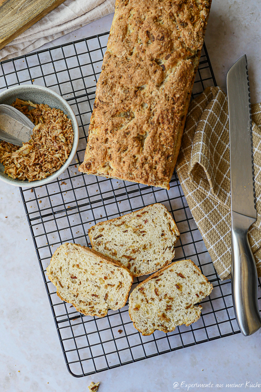 Zwiebelbrot ohne Gehzeit