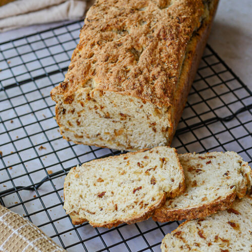Zwiebelbrot ohne Hefe