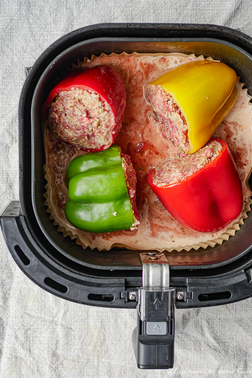 Gefüllte Paprika Airfryer