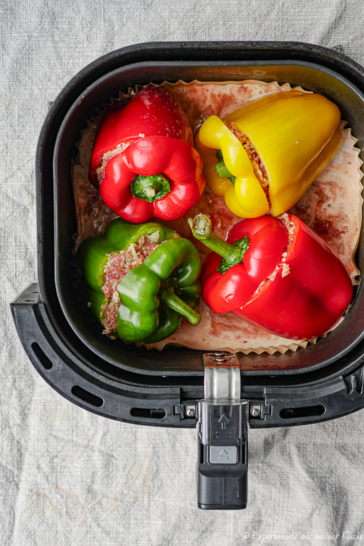 Gefüllte Paprika im Airfryer