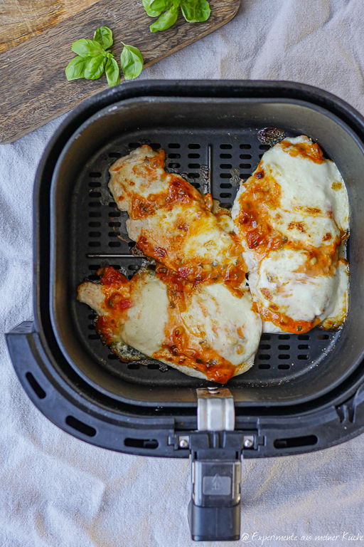 Hähnchenschnitzel Tomate-Mozzarella
