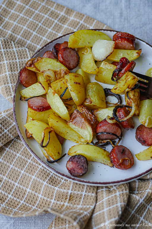 Würstchen aus der Heißluftfritteuse