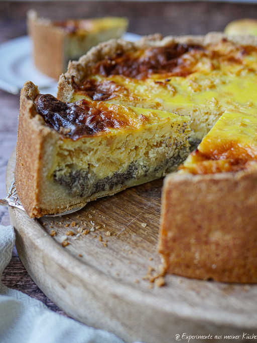 Apfelkuchen mit Mohn