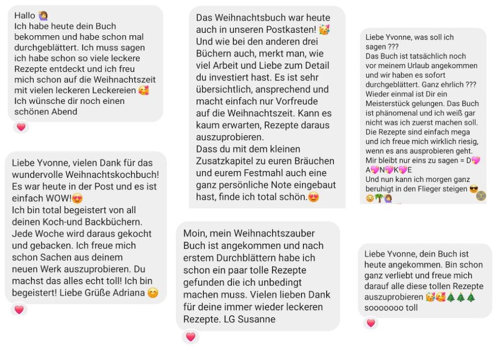 Feedback Weihnachtsbuch