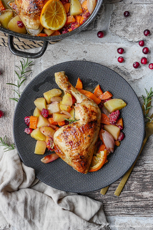 Hähnchen zu Weihnachten