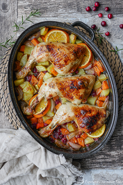 Hähnchenschenkel aus dem Ofen