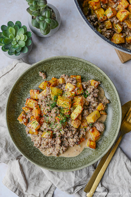Kartoffel-Hackfleisch- Pfanne