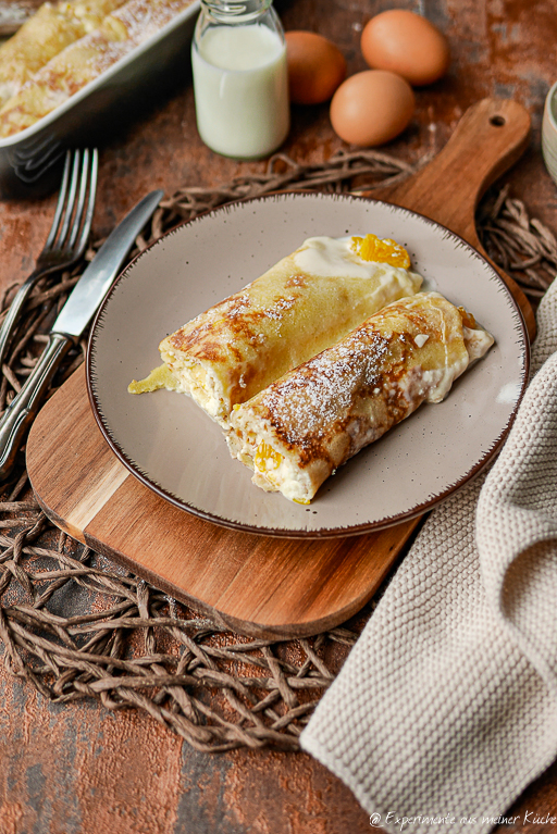 Palatschinken mit Quark