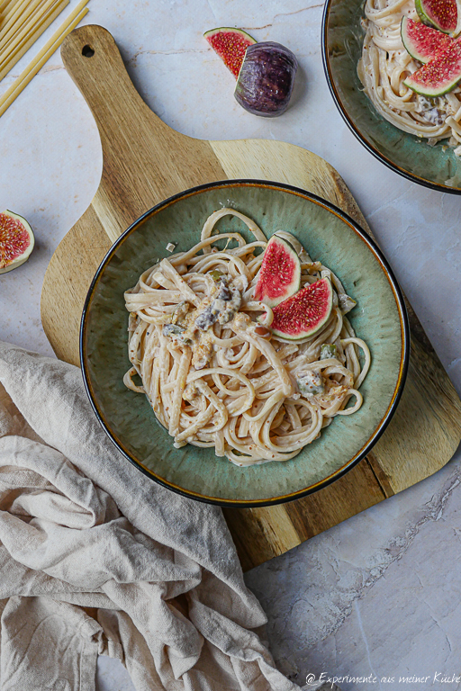 Pasta Rezept mit frischen Feigen