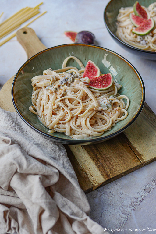 Rezept mit frischen Feigen und Pasta