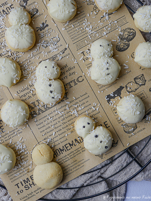 Schneemann Plätzchen