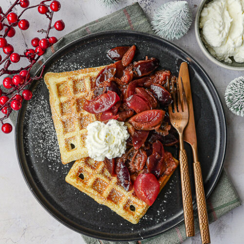 Waffeln zu Weihnachten