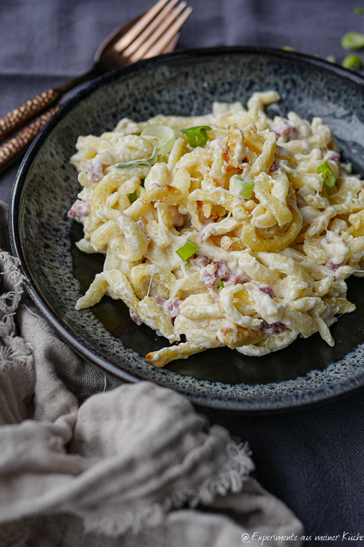 Käsespätzle in der Heißluftfritteuse