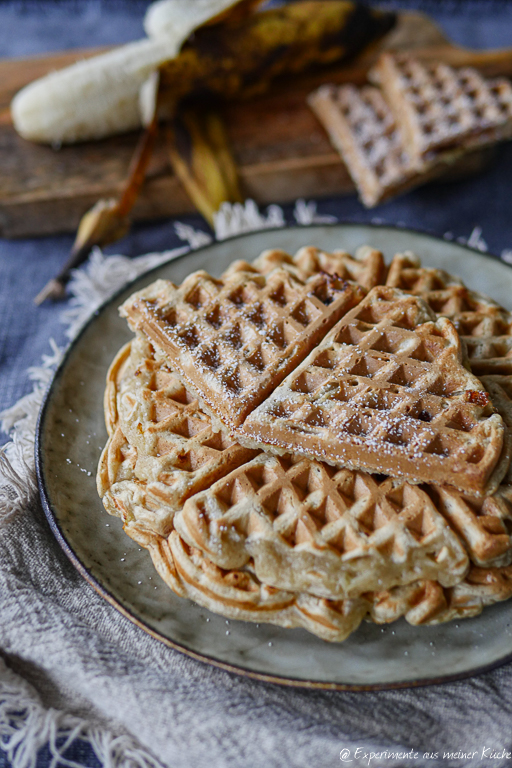 Bananenwaffeln backen