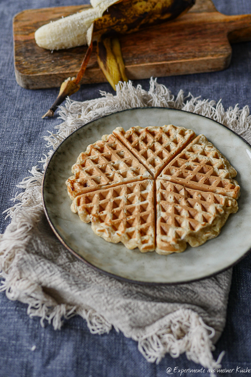Bananenwaffeln ohne Fett