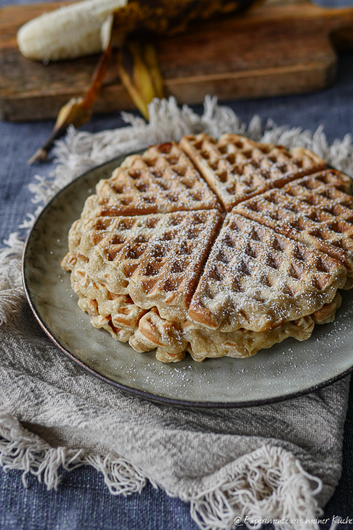 Bananenwaffeln ohne Zucker und Fett