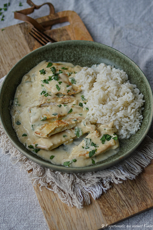 Hähnchen in Honig Senf Sauce