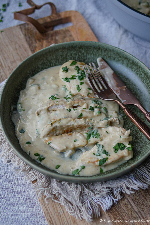 Honig Senf Soße zu Hähnchen