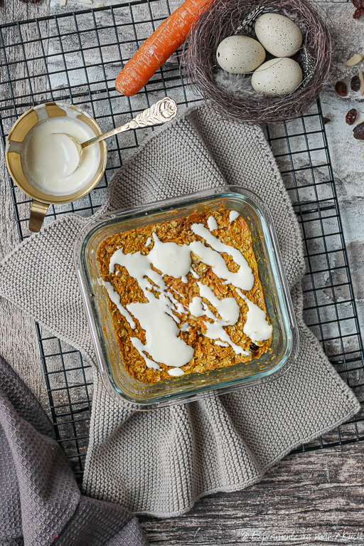 Carrot Cake Baked Oatmeal