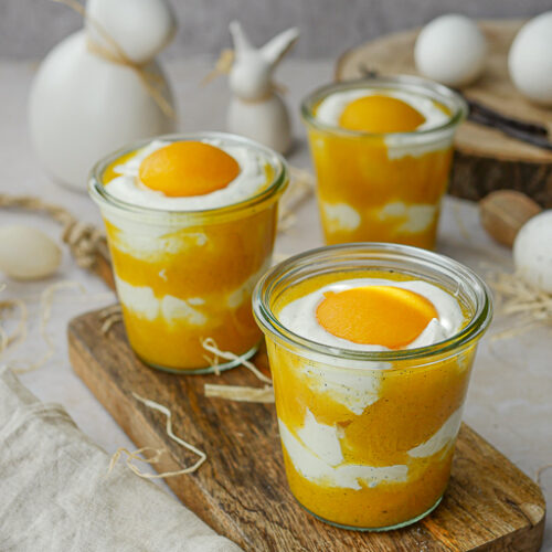 Spiegelei Dessert für Ostern
