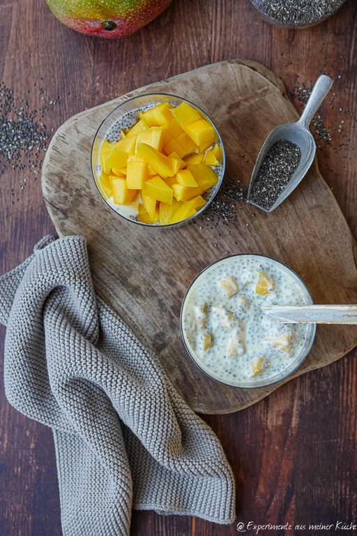 Chia Pudding mit Mango