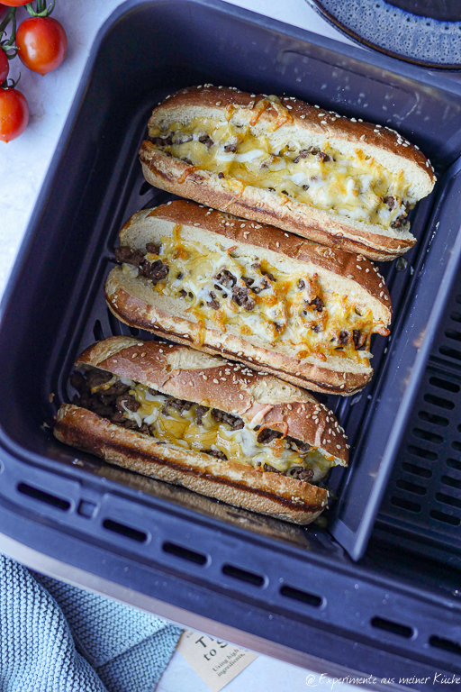 Hot Dog Burger Heißluftfritteuse