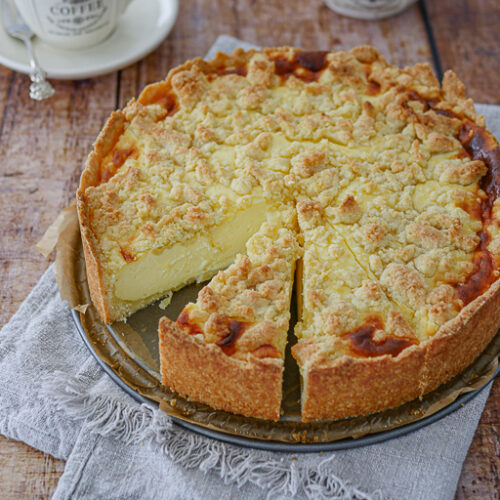 Käsekuchen mit Mascarpone und Quark