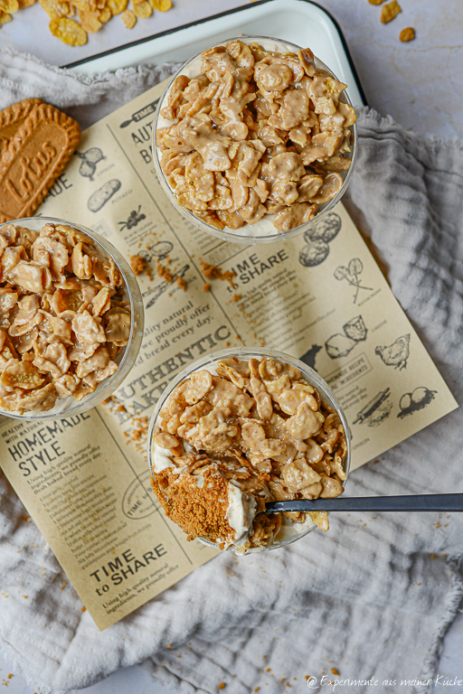 Lotus Dessert im Glas