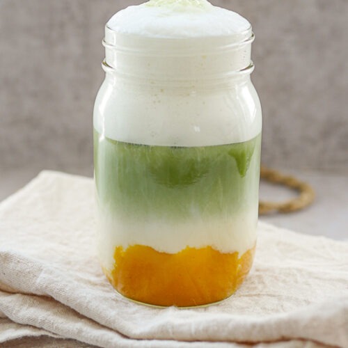 Mango Matcha Latte