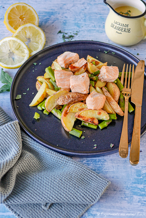 Spargel mit Lachs Rezept