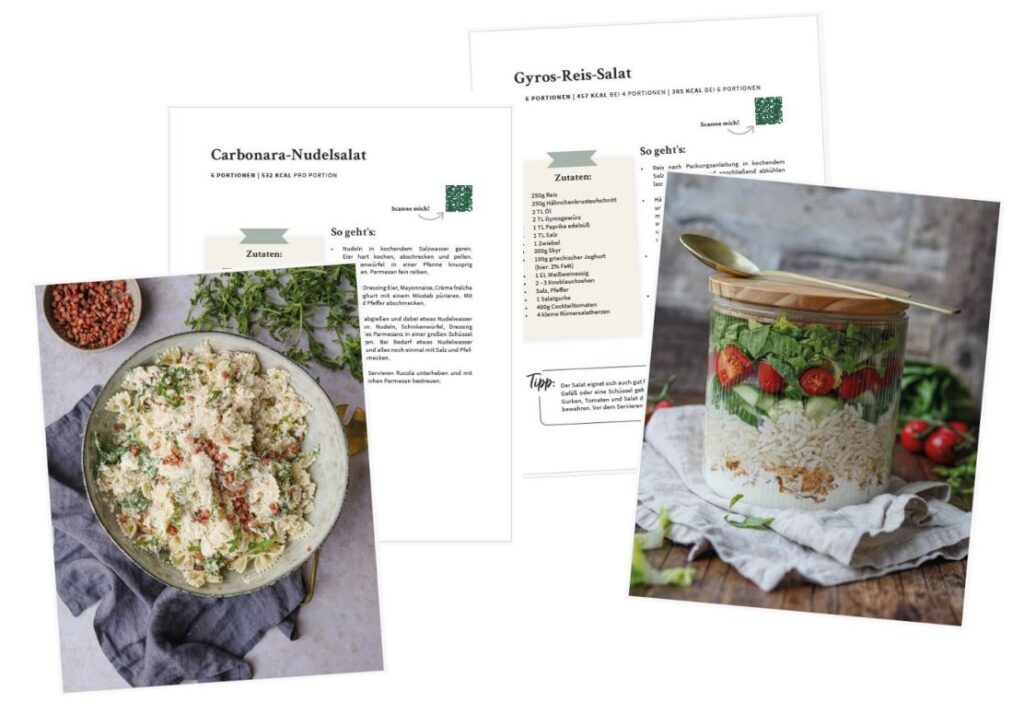Salate und Bowls