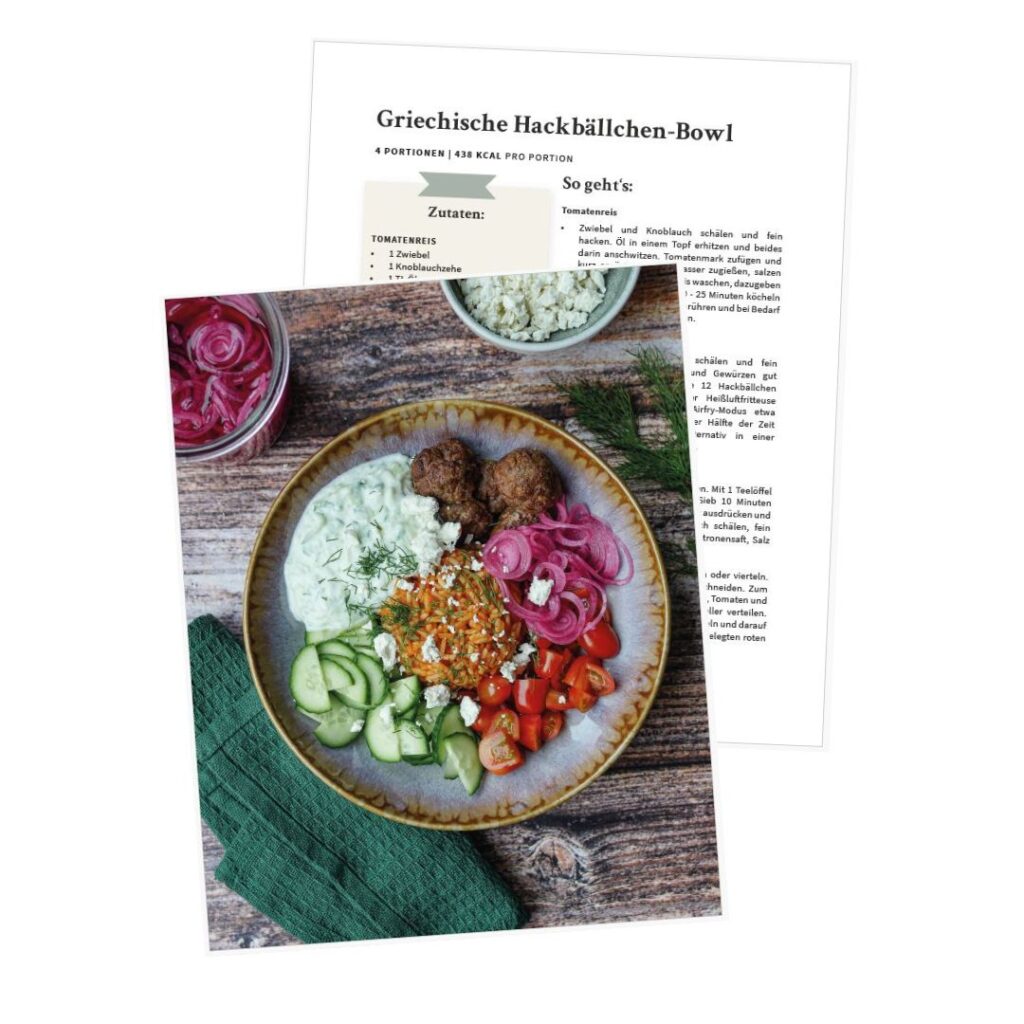 Salate und Bowls