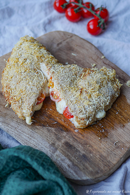 Gefüllte Hähnchenbrust im Airfryer