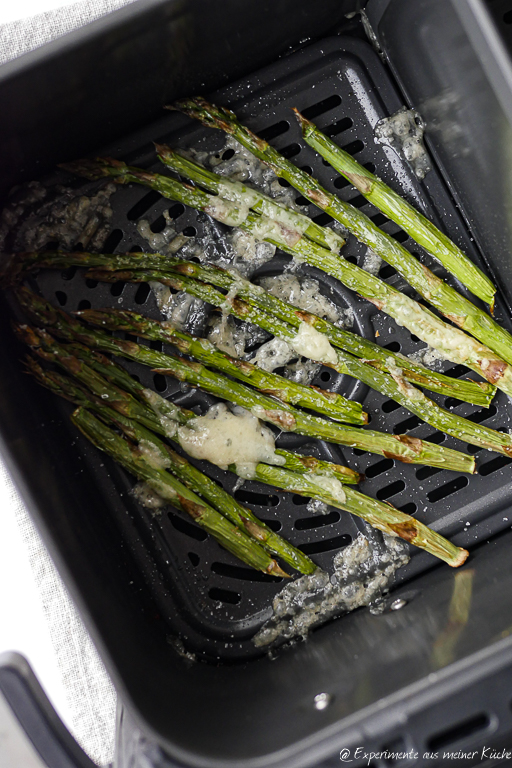 Grüner Spargel Airfryer