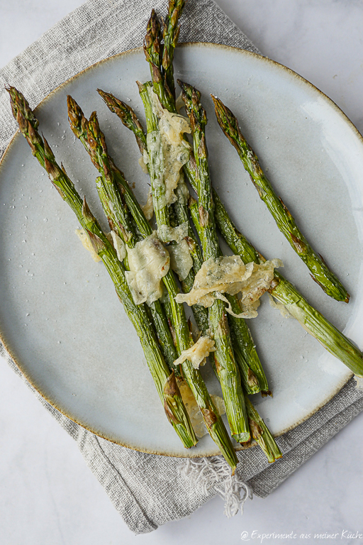 Grüner Spargel im Airfryer