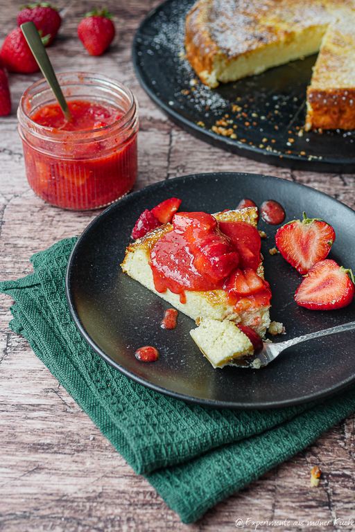 Ricotta Erdbeer Cheesecake