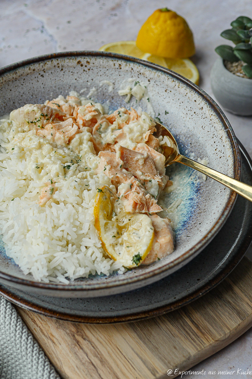 Lachs mit Zitrone