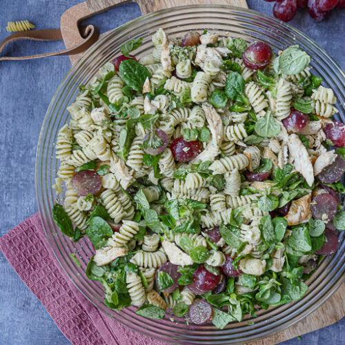 Nudelsalat mit Pesto