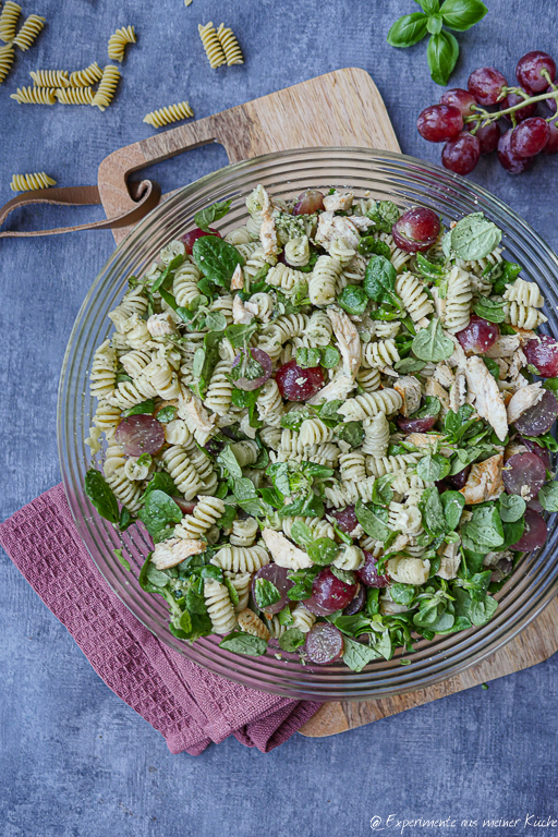 Nudelsalat mit Pesto