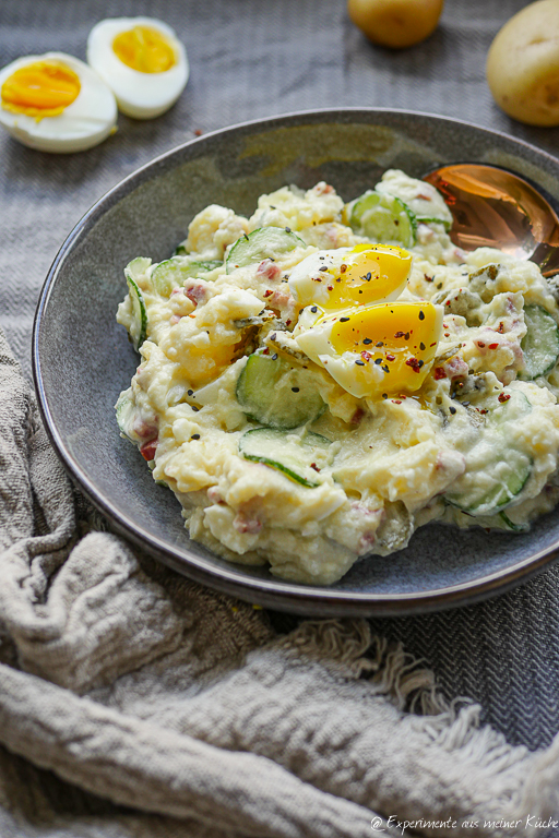Japanischer Kartoffelsalat mit Ei – cremig & kalorienarm