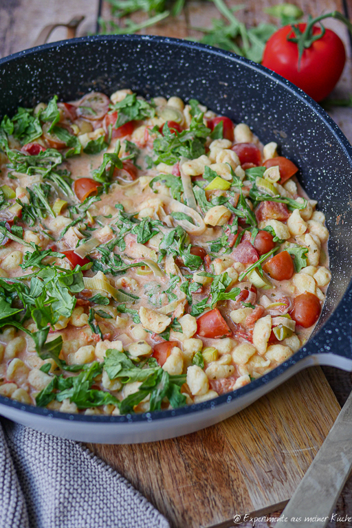 Schnelle Spätzlepfanne