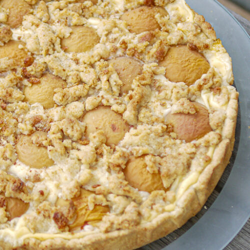 Tarte mit Aprikosen