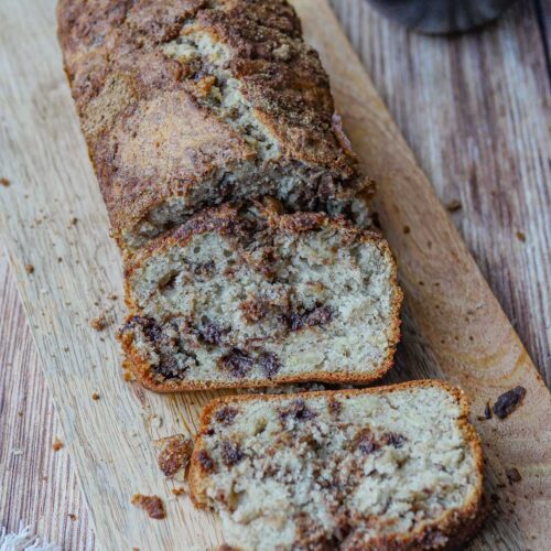 Bananenbrot mit Zimt-Swirl
