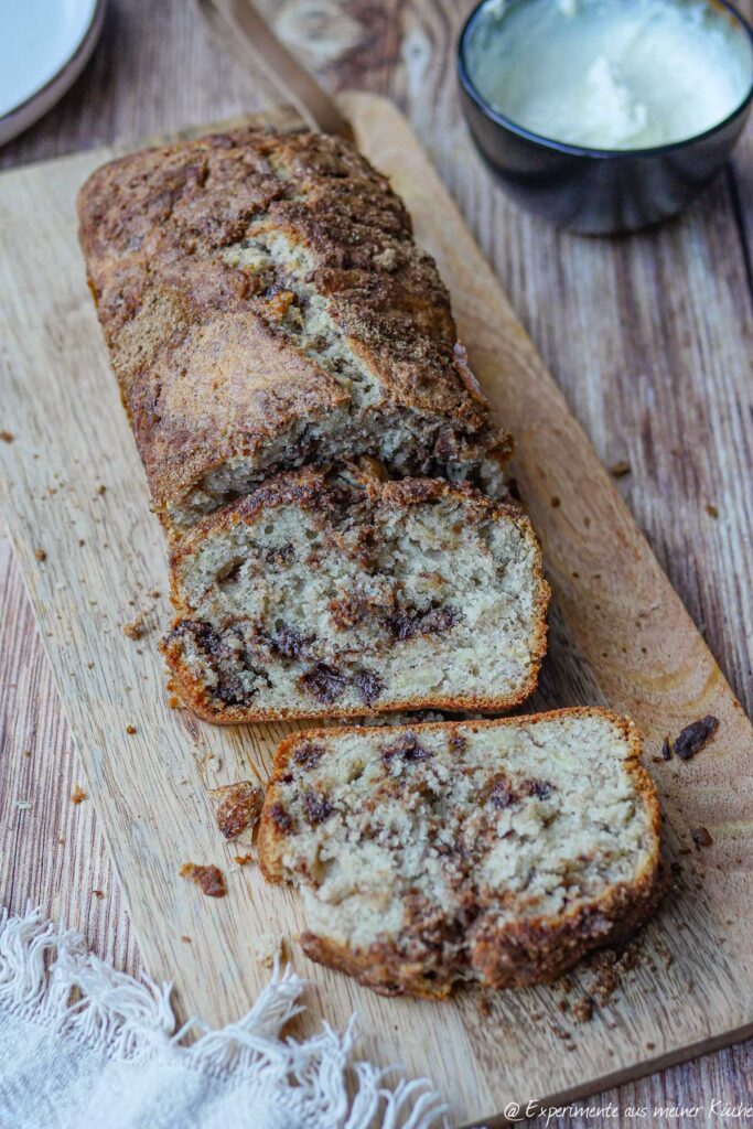 Bananenbrot mit Zimt-Swirl